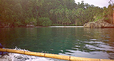 Kadidiri passing beach 